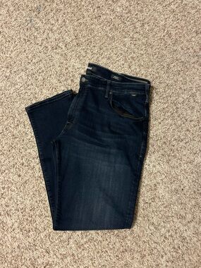 Mavi Men's Dark Indigo Slim Straight Jeans